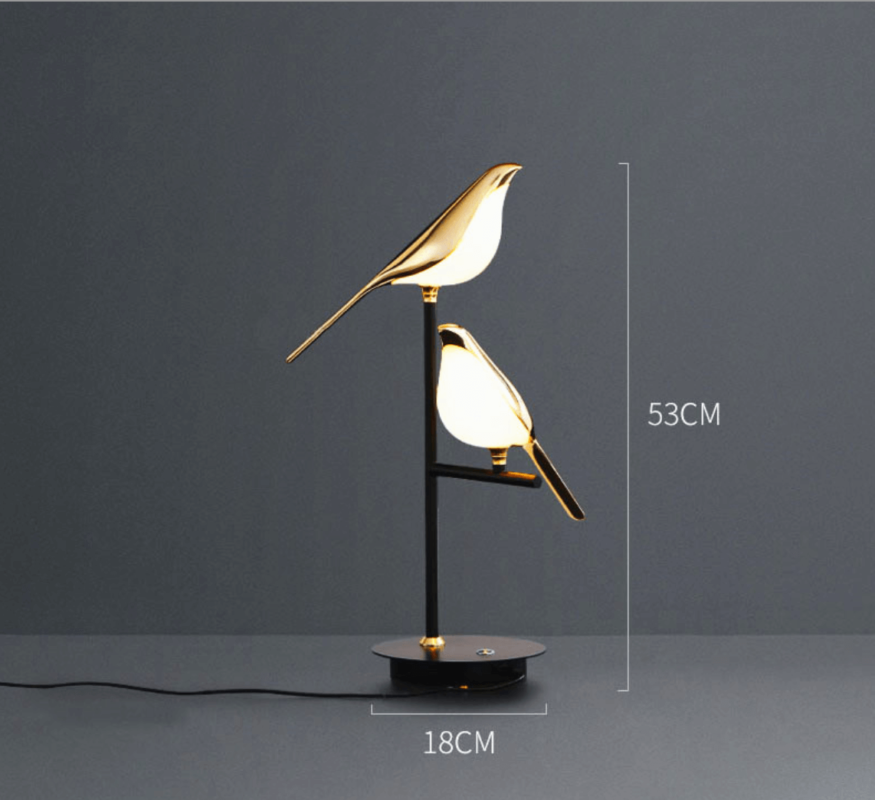 BIZZ Light® “Aves” Vogel lamp Dimbaar Designer tafellamp Moderne